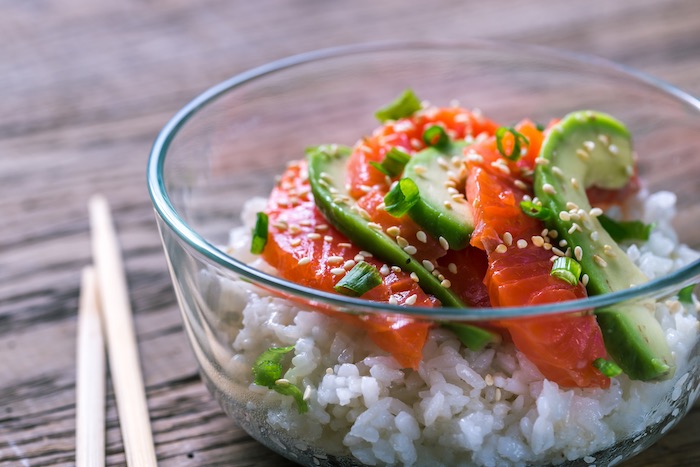 Ensalada De Arroz Y Salmón