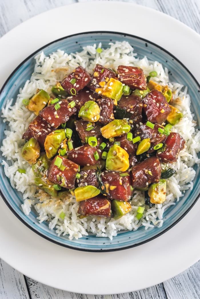 Ensalada De Arroz Con Atún Y Aguacate