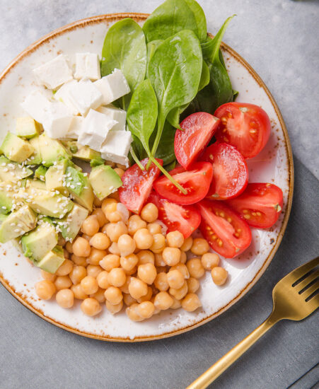 ensalada de garbanzos receta