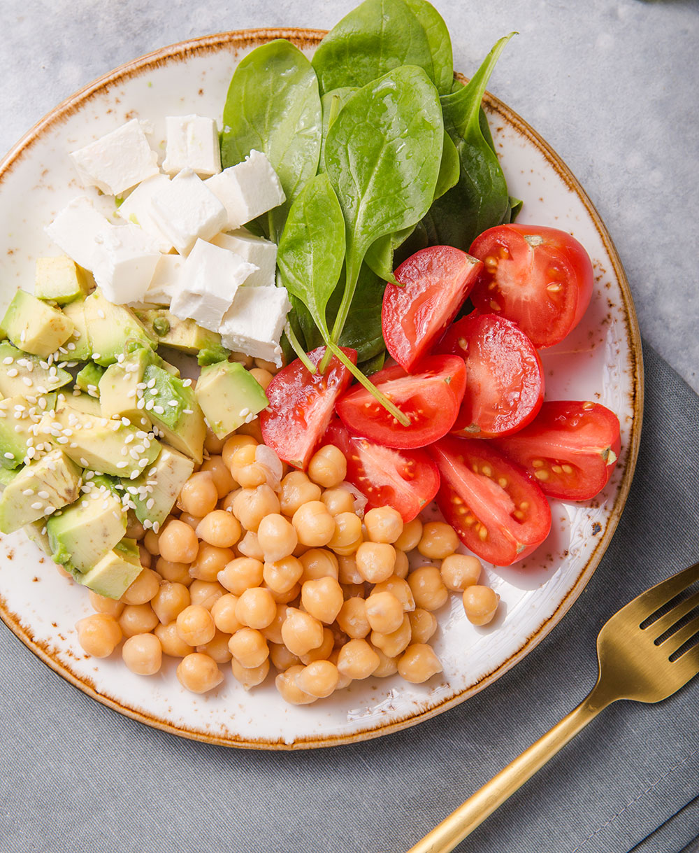 ensalada de garbanzos receta