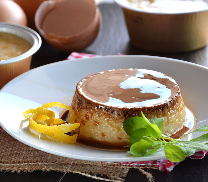 Hacer flan de huevo