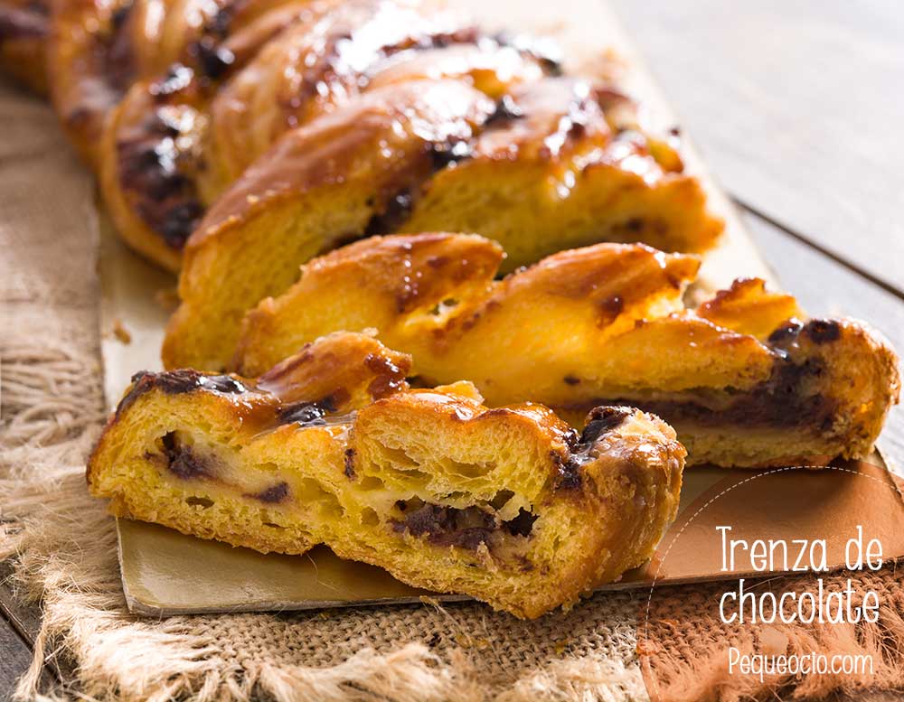 Receta Trenza Chocolate