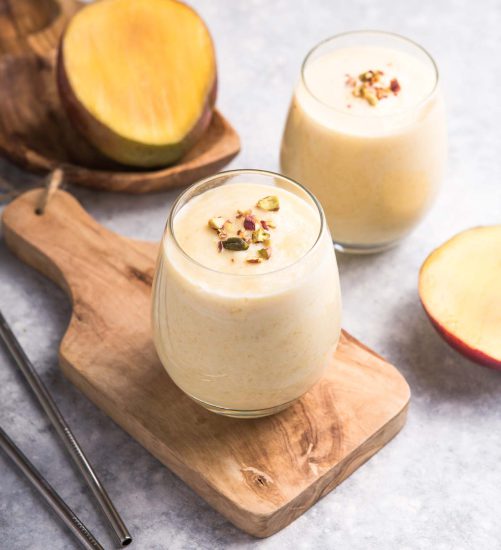 Mango Lassi o receta india de batido de mango