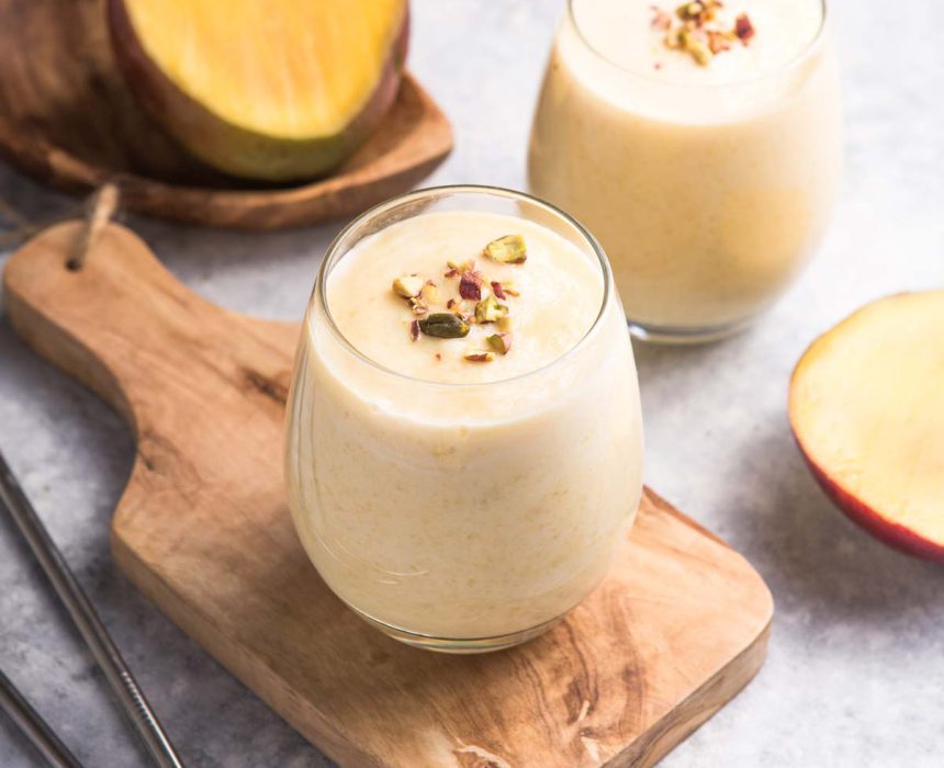 Mango Lassi o receta india de batido de mango