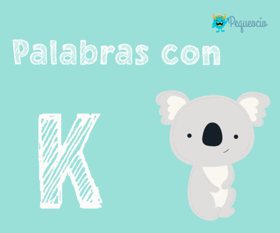 ejemplos de palabras con k