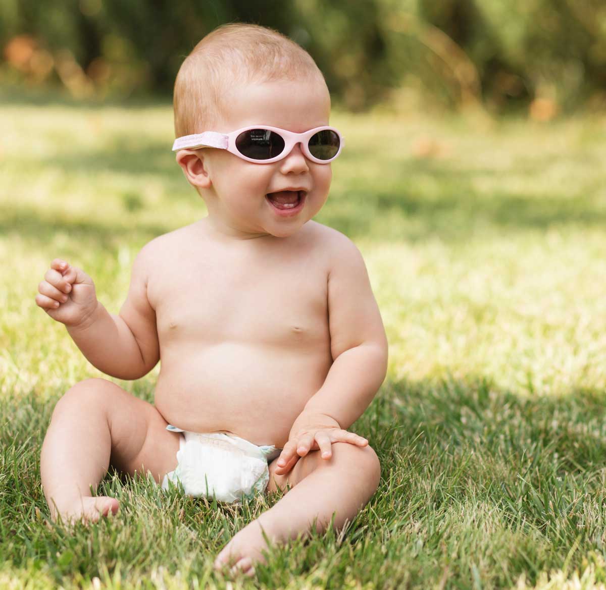 Las gafas de sol para bebés y niños