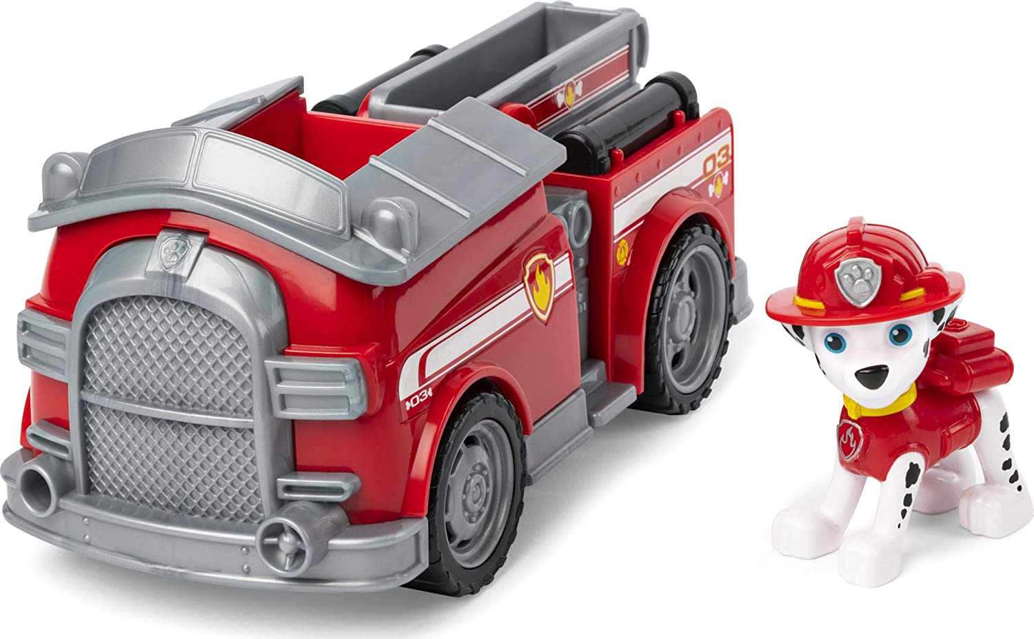 PAW Patrol PATRULLA CANINA - LA SUPERPELÍCULA - Pack Patrulla Canina 7  Figuras de los Pup Squad Racers - con un Coche de