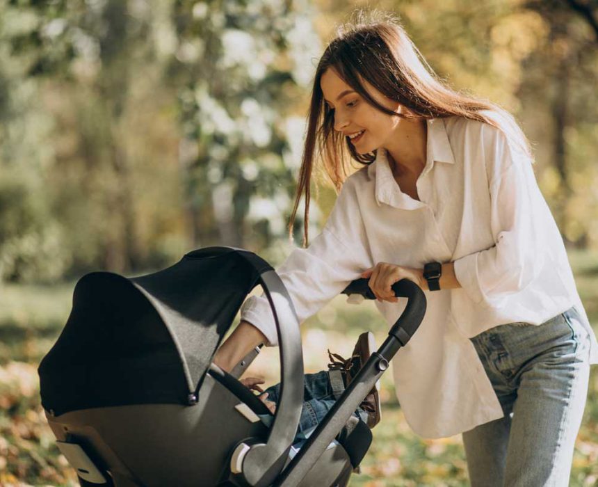 pasear al bebe