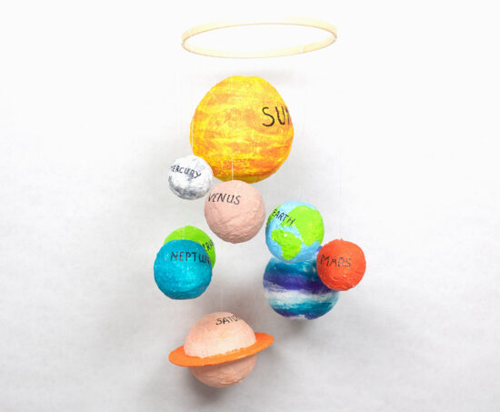 maqueta sistema solar