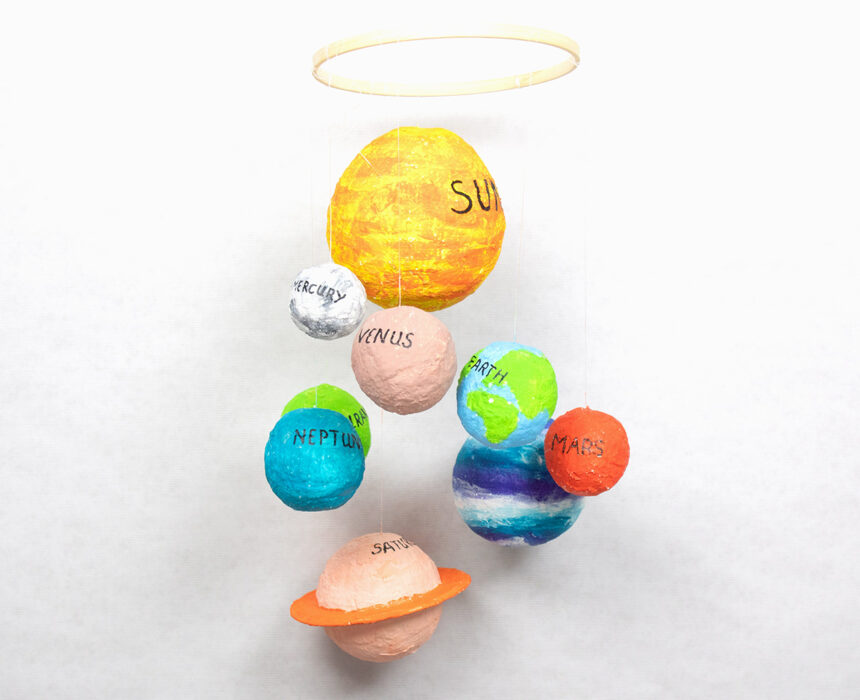 maqueta sistema solar