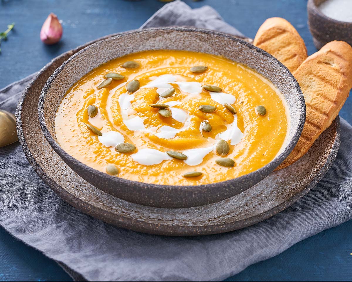 Crema De Calabaza Con Nata Receta