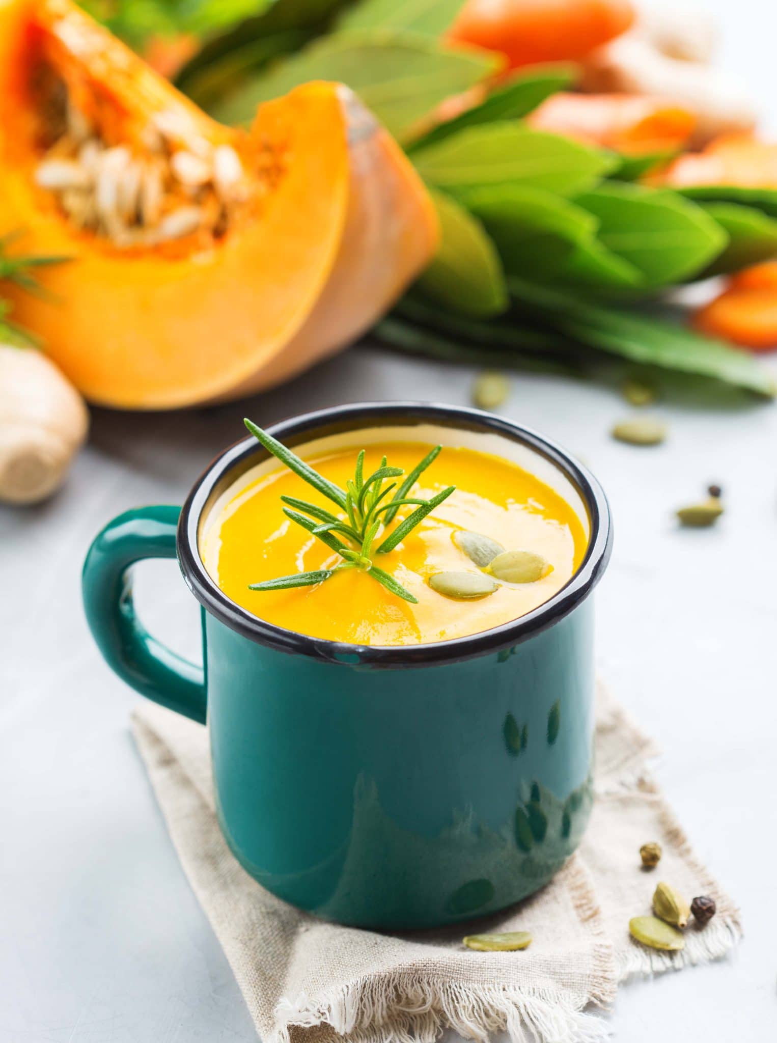 Crema De Calabaza Y Zanahoria