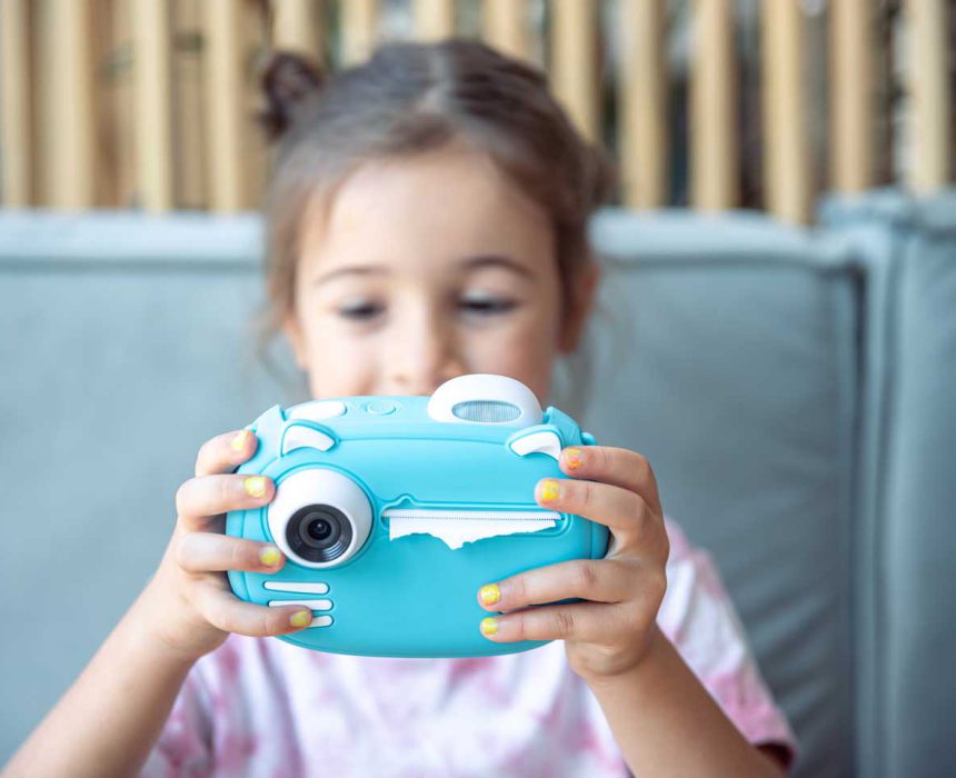 Camara De Fotos Instantaneas Para Niños Niño Niña Papel Termico