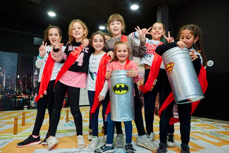 Aventurico escape rooms y gymkanas para niños y niñas en Barcelona