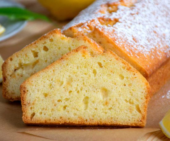 bizcocho de limón sin gluten