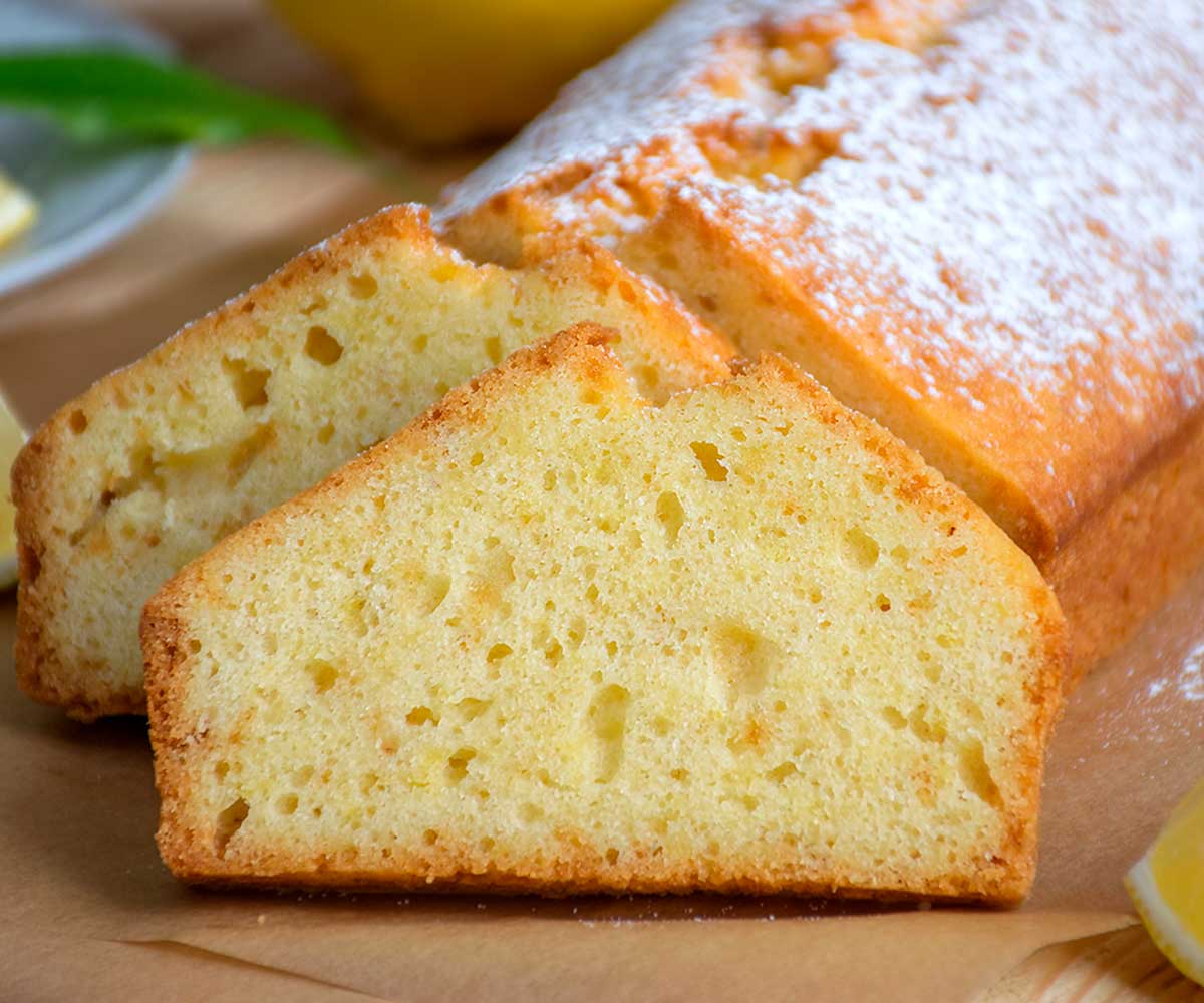 bizcocho de limón sin gluten