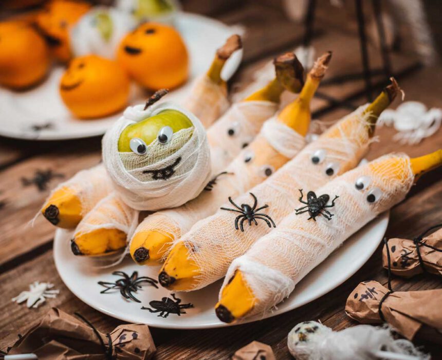 Plátanos Fantasmas De Halloween