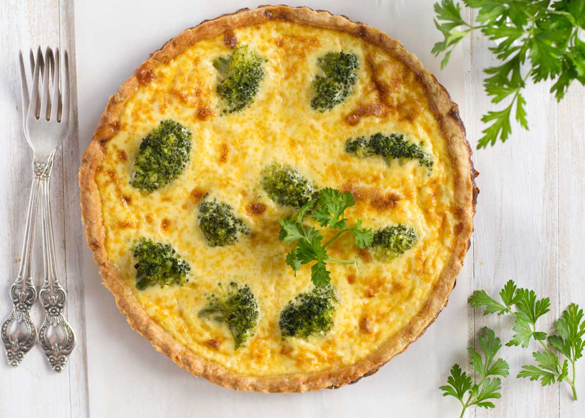 Quiche De Brocoli Receta