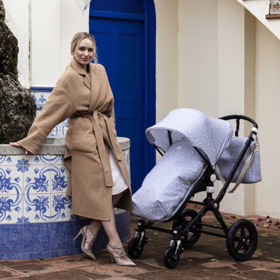 Fodera Imbottita In 100% Cotone Per Passeggino YoYo Babyzen – JYOKO KIDS, Stampa Pink Island, Oeko-tex