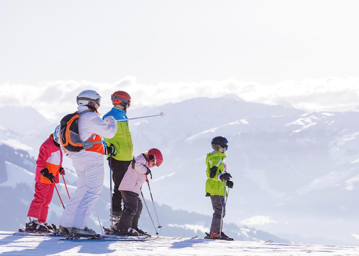 Esquiar En Familia