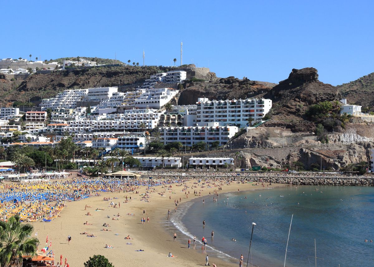 Playa De Puerto Rico Gran Canaria Para Niños