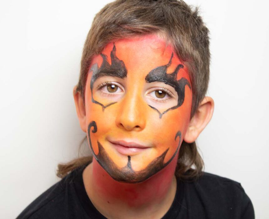 maquillaje de demonio