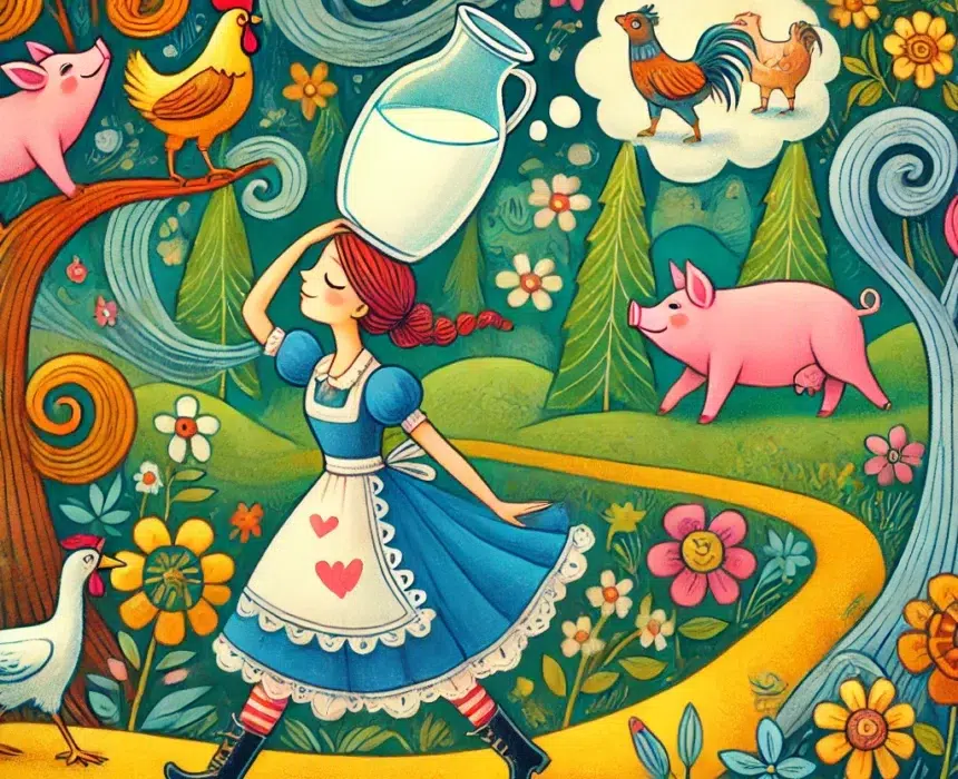 Cuento infantil de La Lechera