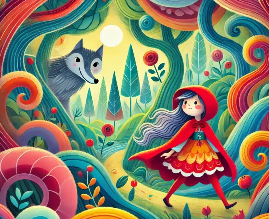 Cuento de Caperucita Roja en in inglés "Little Red Riding Hood"