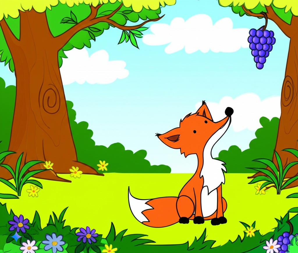 Fábula Infantil La Zorra Y Las Uvas