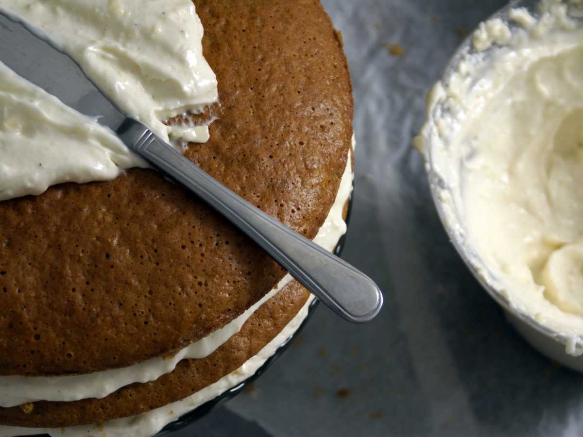 Frosting Pastel De Zanahoria
