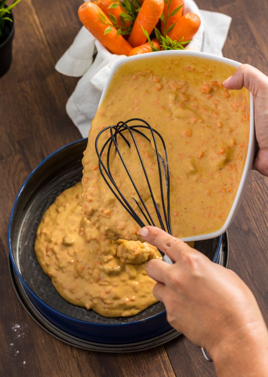 Masa Bizcocho Tarta De Zanahoria