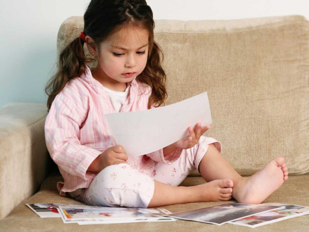 aprender con fotos impresas