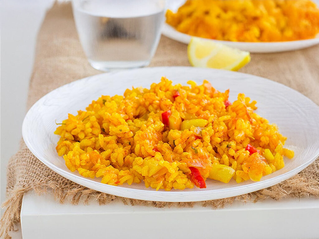 arroz con verduras receta