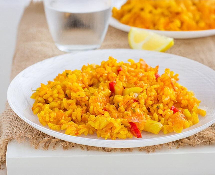 arroz con verduras receta