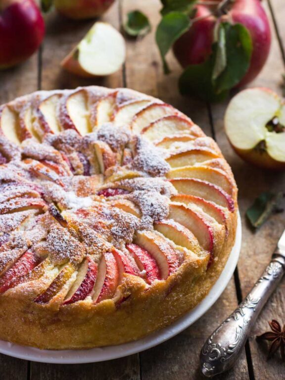 Bizcocho De Manzana Casero (Receta Fácil) - Pequeocio Bizcocho De Manzanas