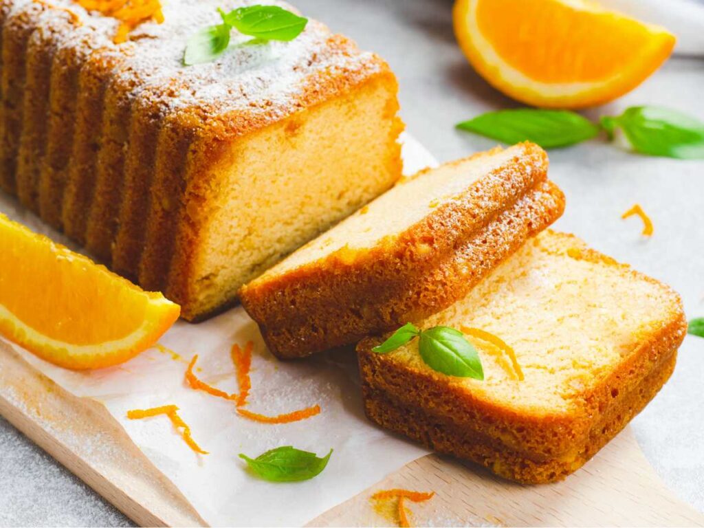 Receta de bizcocho de naranja fácil
