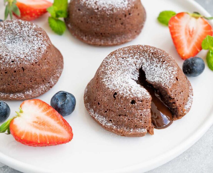 Receta de coulant de chocolate
