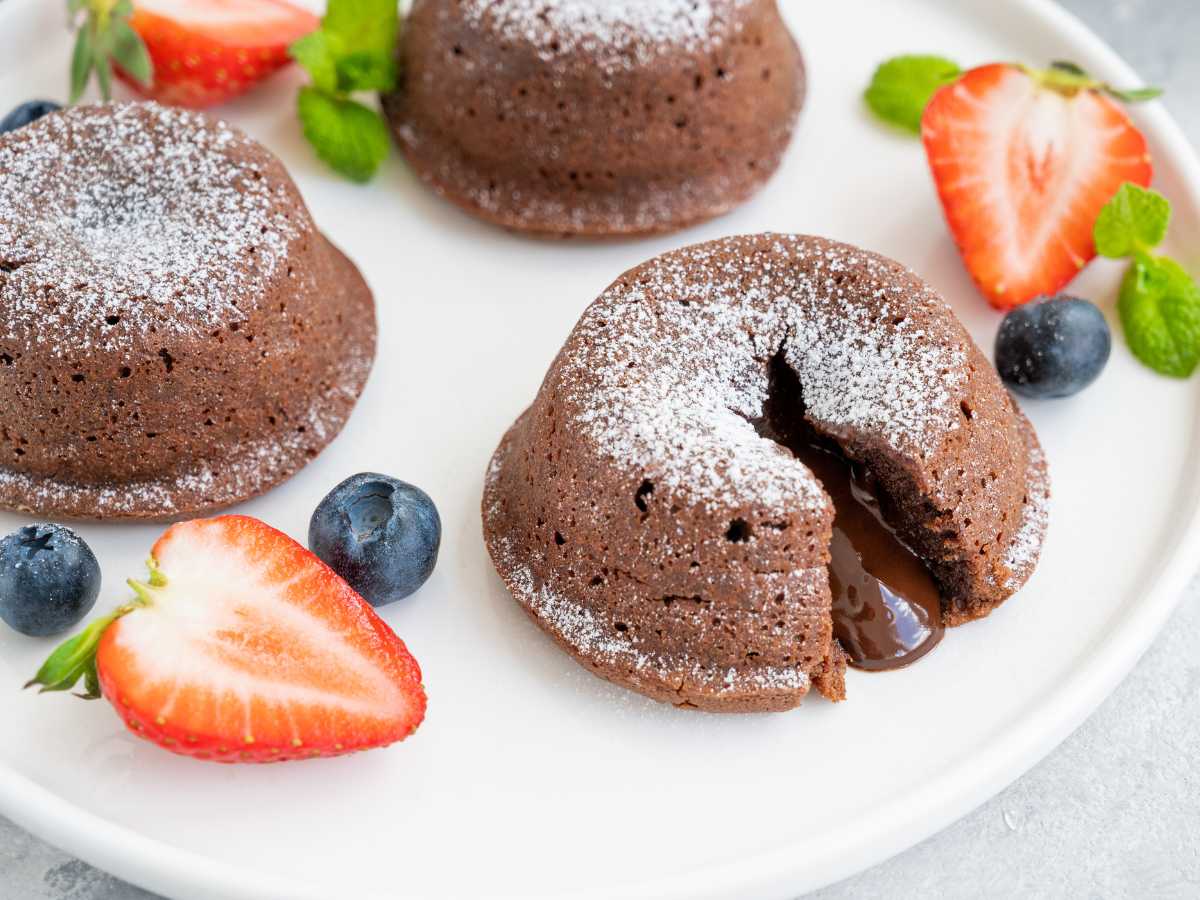 Receta de coulant de chocolate