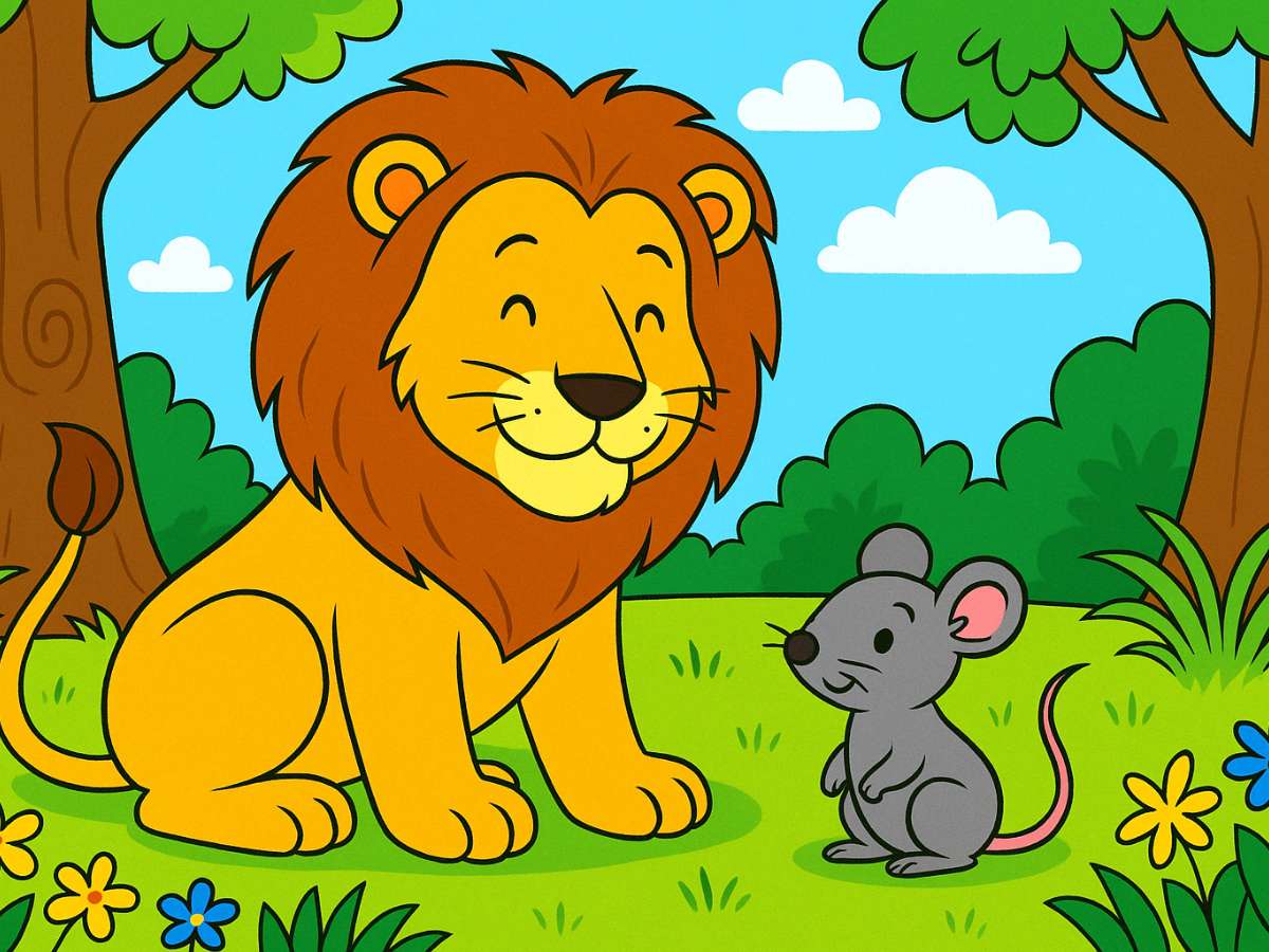 El León Y El Ratón Fábula