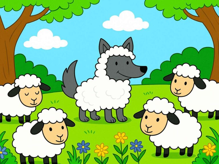 el lobo con piel de oveja - fabula Esopo