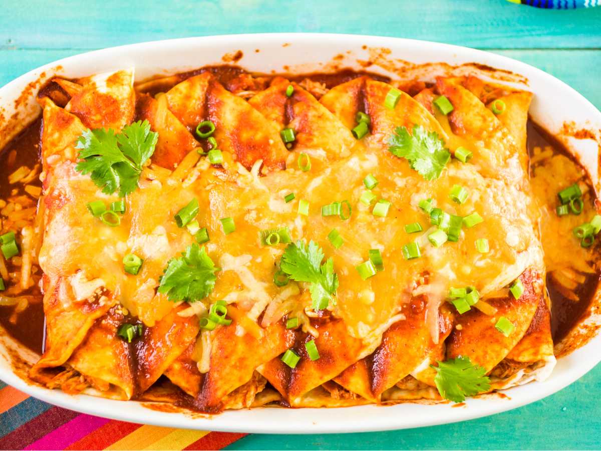 Recetas de enchiladas de pollo mexicanas
