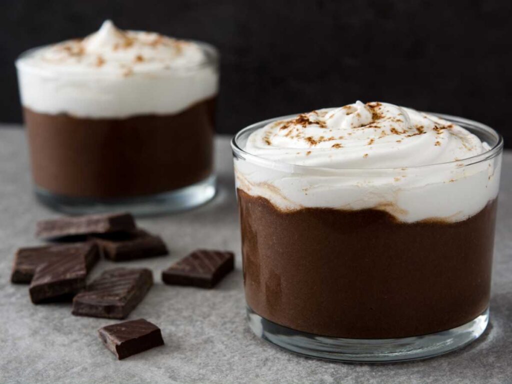 Receta de mousse de chocolate