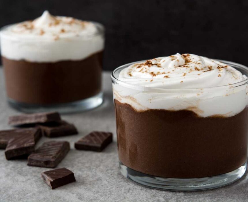 Receta de mousse de chocolate