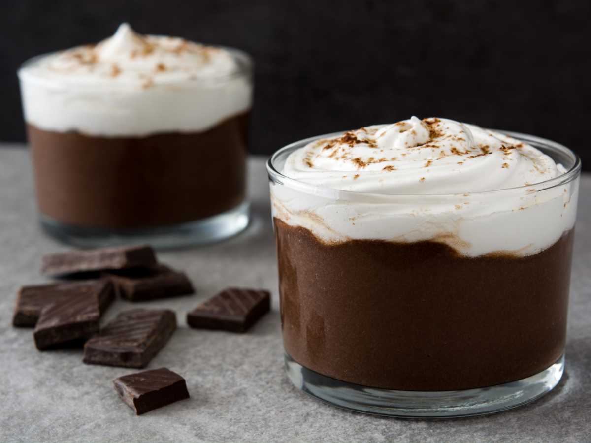 Receta de mousse de chocolate