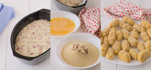 Paso A Paso Dar Forma Croquetas De Jamon