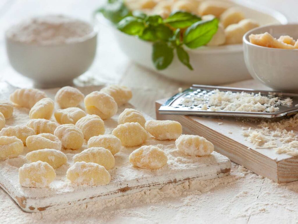 Ñoquis o gnocchi