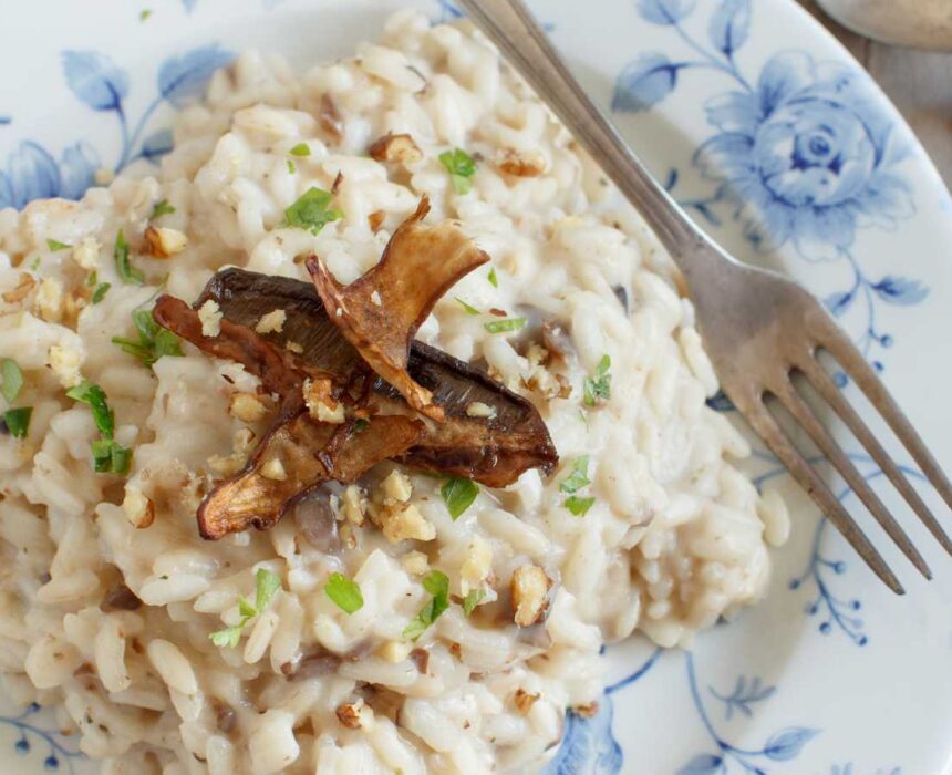 Receta de risotto de setas