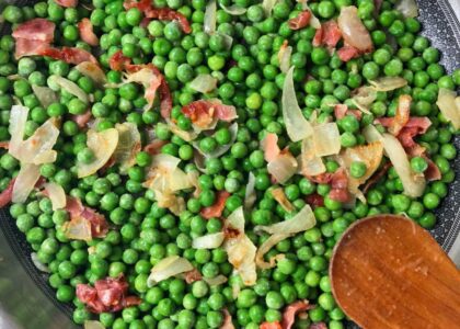 Receta De Guisantes Con Jamón