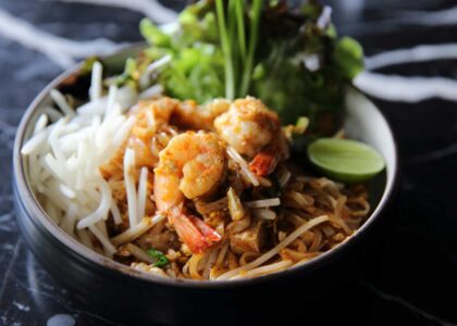 Receta De Pad Thai Con Langostinos