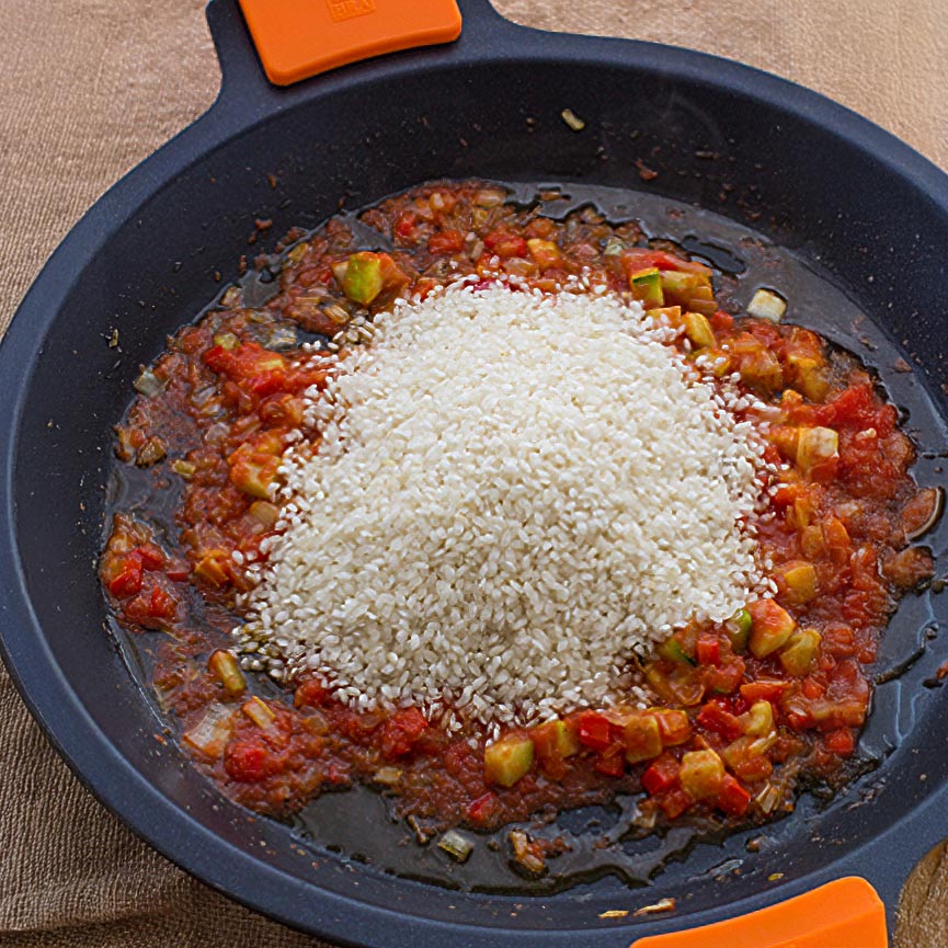 Sofrito De Verduras Con Arroz